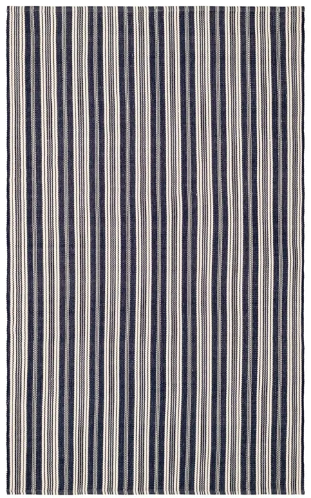 Ticking Stripe Handwoven Indoor/Outdoor Rug