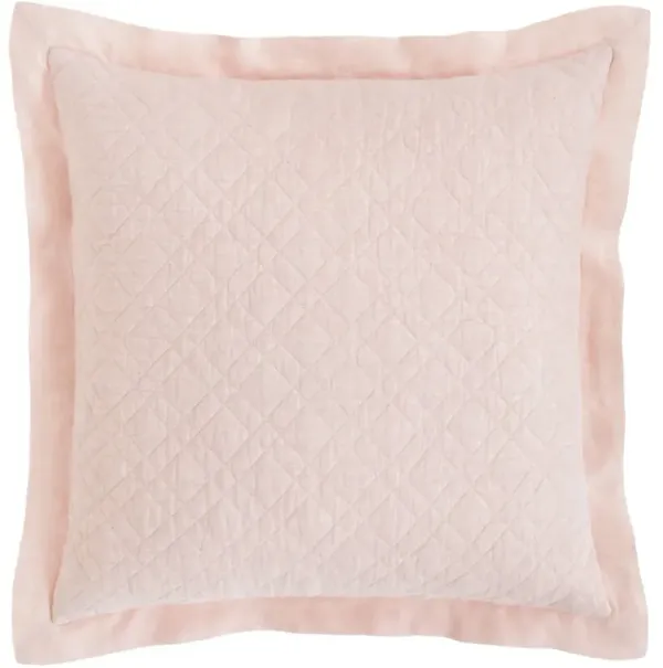 Washed Linen Quilted Sham