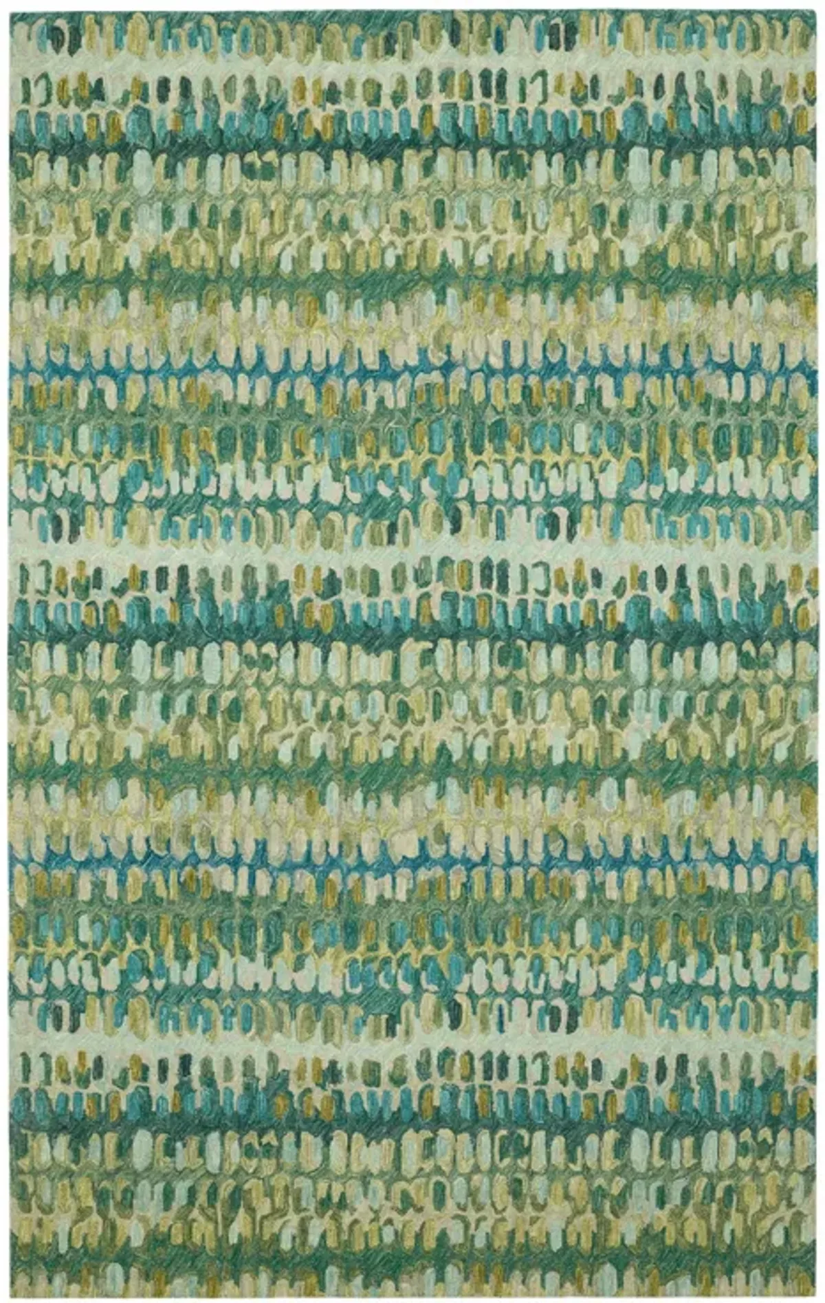 Paint Chip Hand Micro Hooked Wool Rug