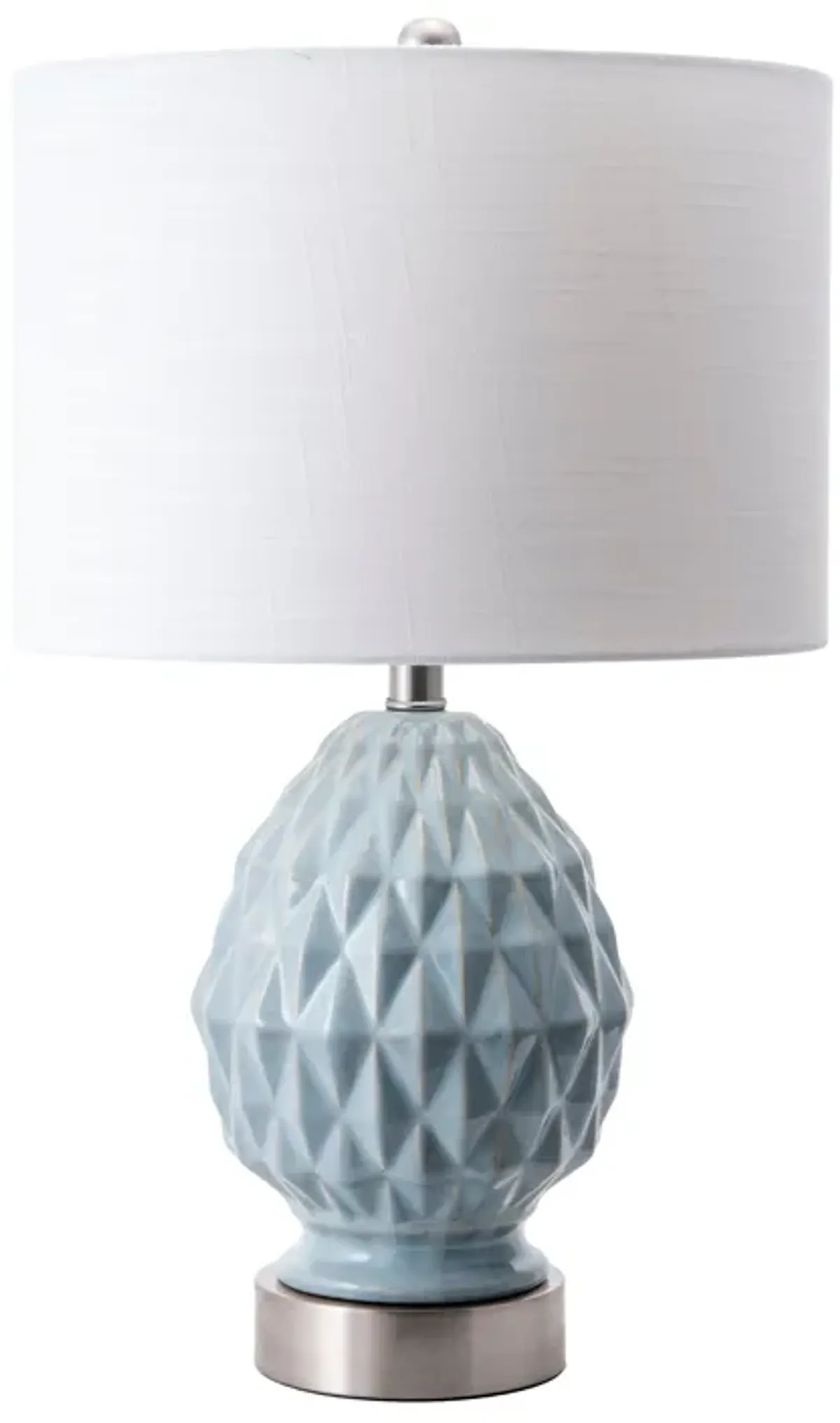 24-inch Textured Ceramic Egg Table Lamp