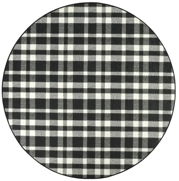 Houston Plaid Machine Washable Rug