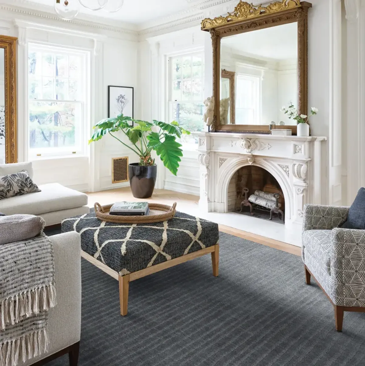 Mesa Stripe Hand Tufted Wool Rug