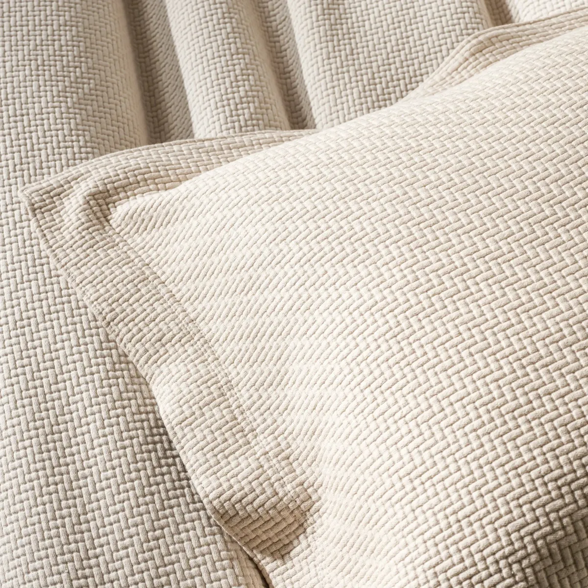 Interlaken Sand Matelasse Coverlet