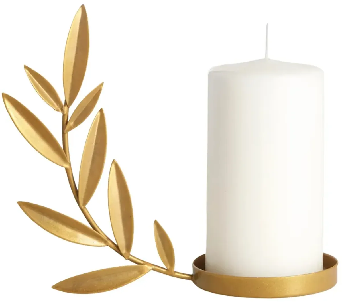 Leaf Pillar Candle Holder/Set of 4