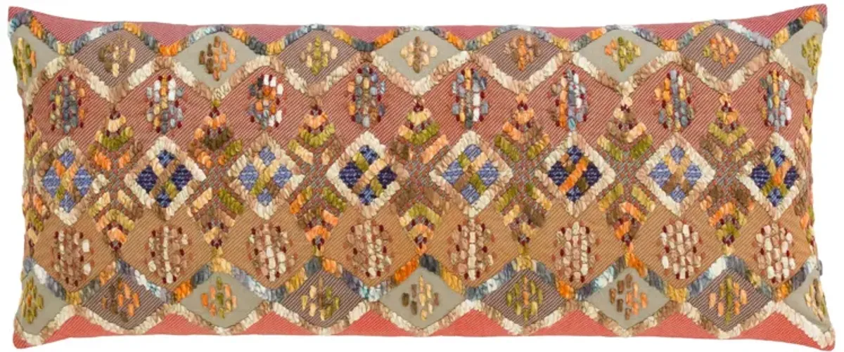 Kenya Embroidered Decorative Pillow Cover