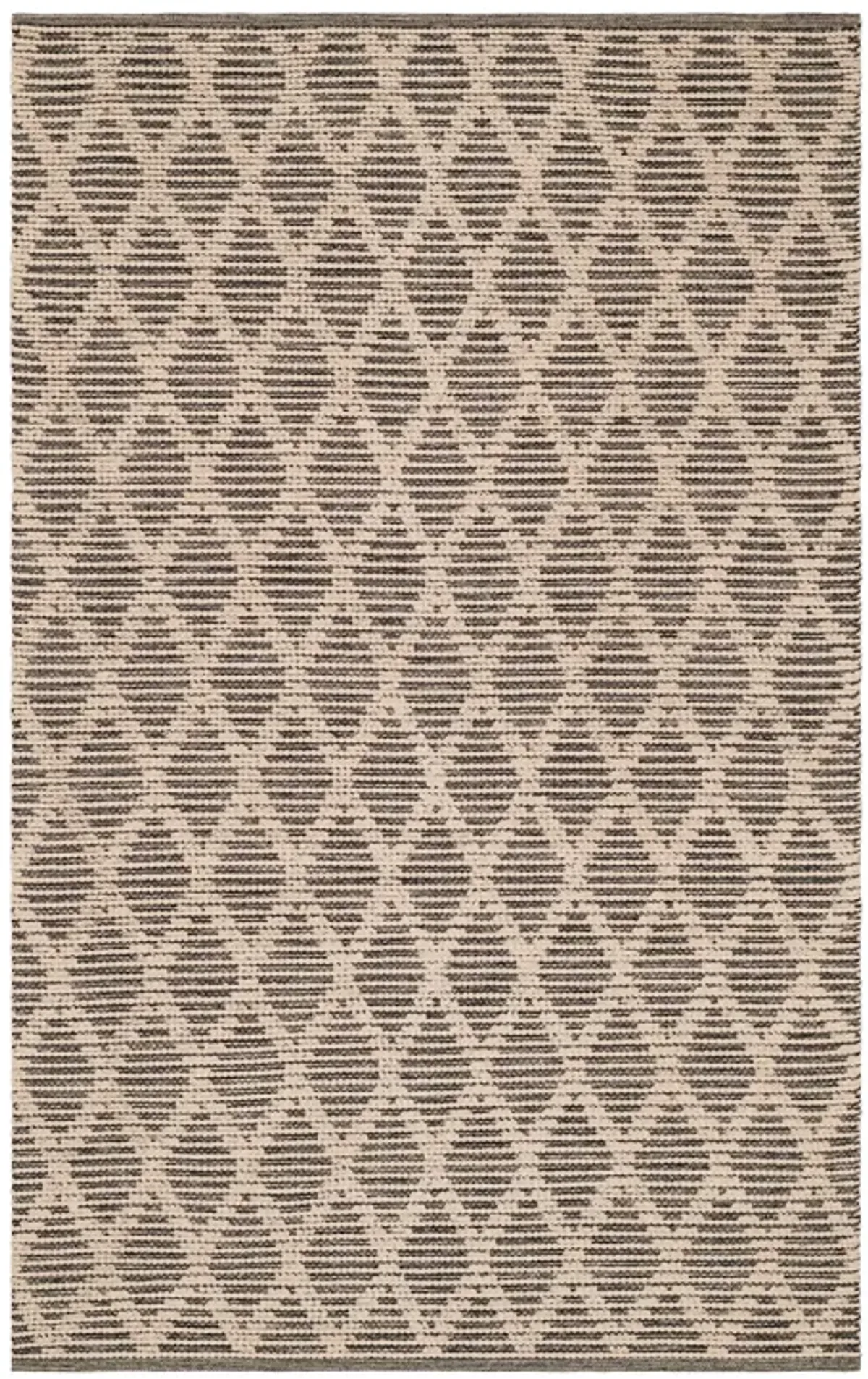 Textured Diamond Handwoven Cotton Rug