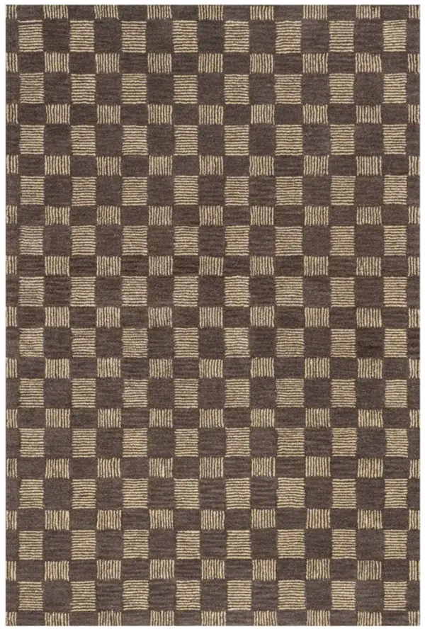 Cedar Checked Hand Tufted Wool Rug