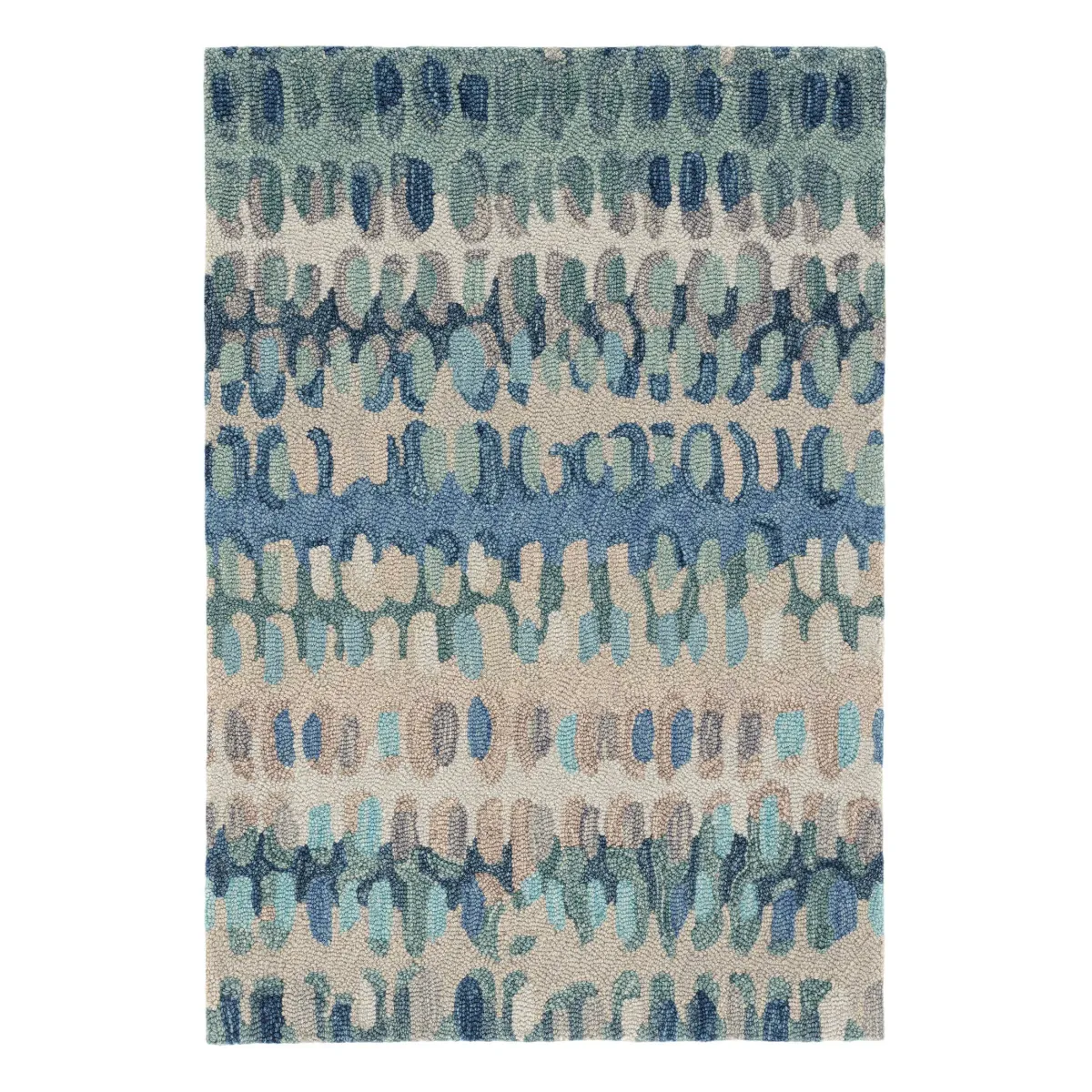 Paint Chip Hand Micro Hooked Wool Rug