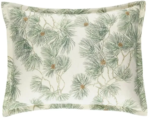 Vintage Pine Boughs Sham