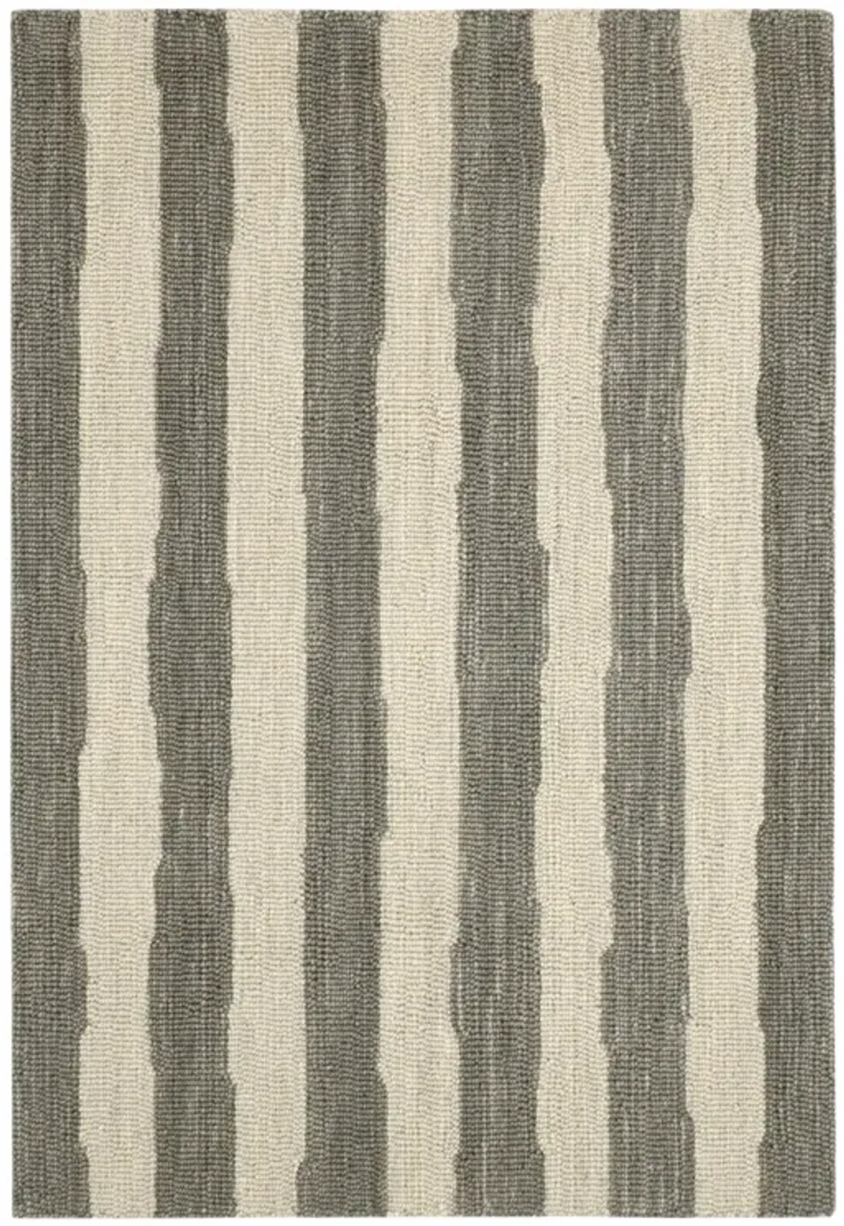 Silas Stripe Hand Micro Hooked Wool Rug