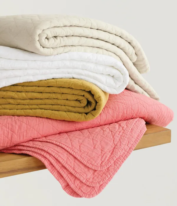 Birdie Quilted Coverlet
