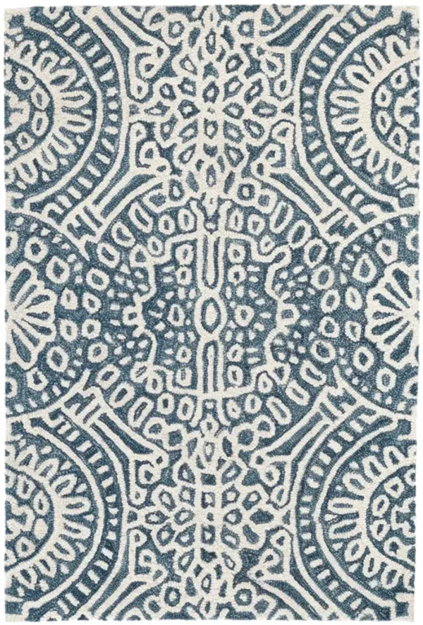 Temple Hand Micro Hooked Wool Rug