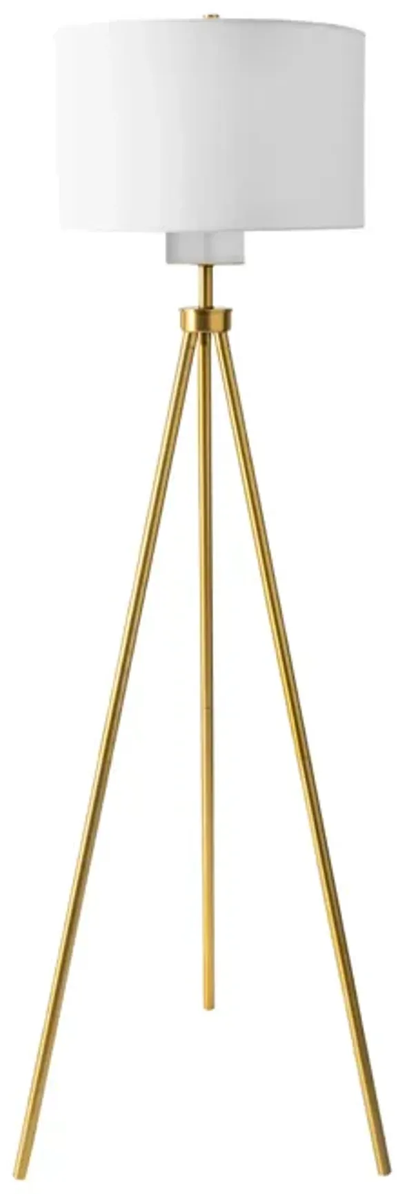66-inch Simple Metal Tripod Floor Lamp