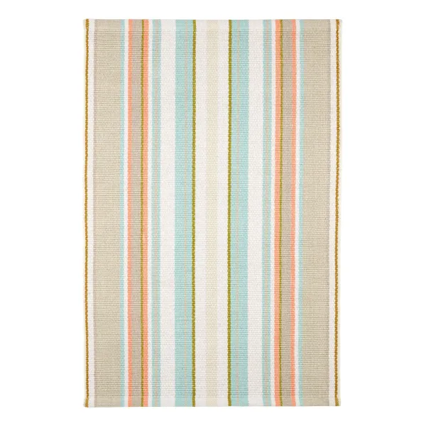 Daphne Stripe Handwoven Cotton Rug