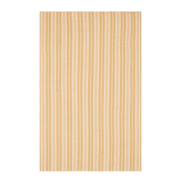 Ticking Stripe Handwoven Indoor/Outdoor Rug