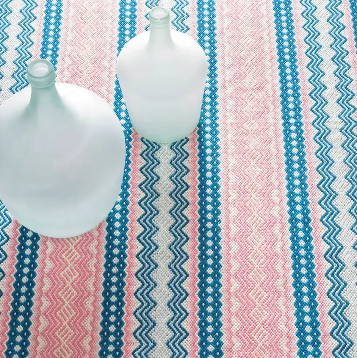 Zippie Stripe Handwoven Cotton Rug