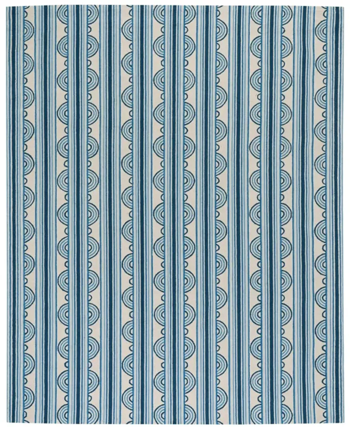 Button Hand Micro Hooked Wool Rug