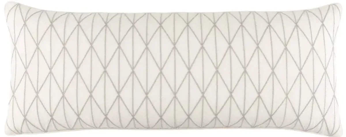 Adger Embroidered Decorative Pillow Cover