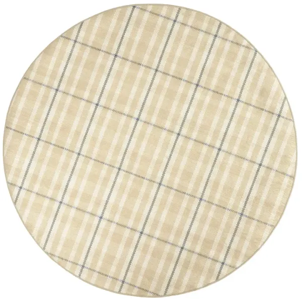 Hallie Plaid Machine Washable Rug