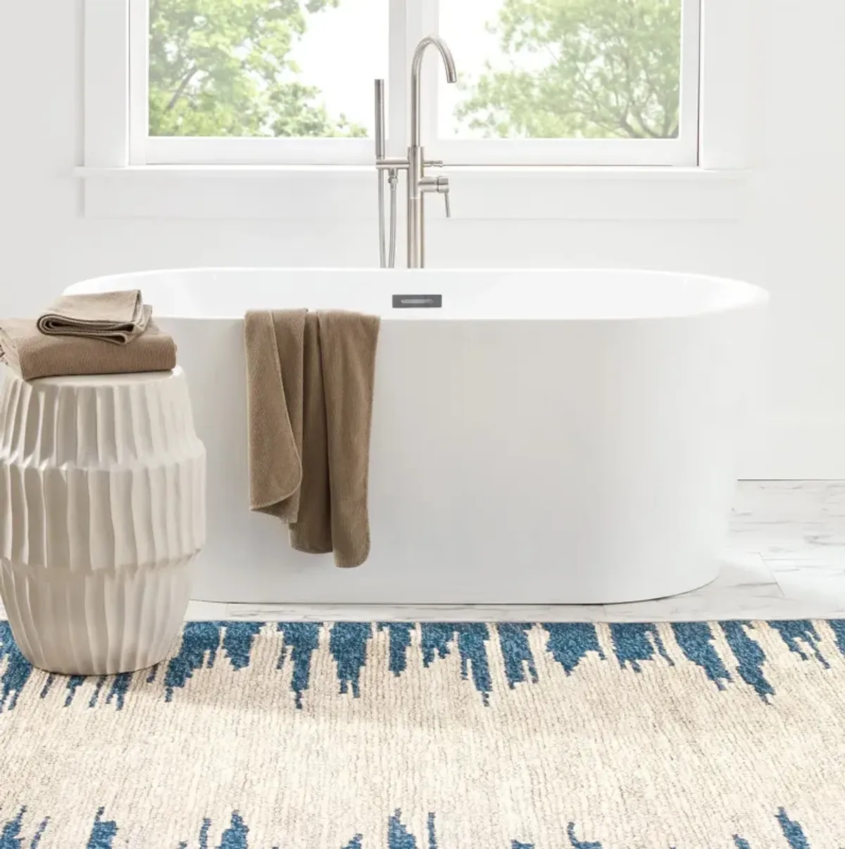 Moss Machine Washable Rug