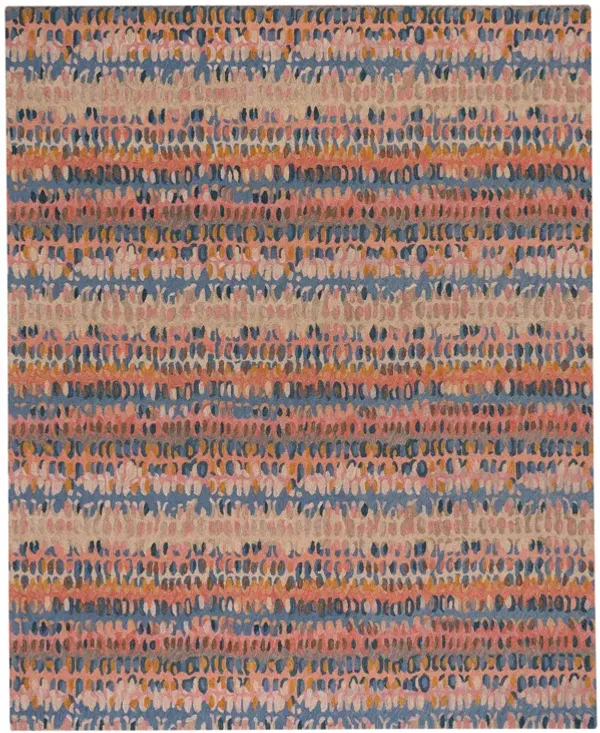 Paint Chip Hand Micro Hooked Wool Rug