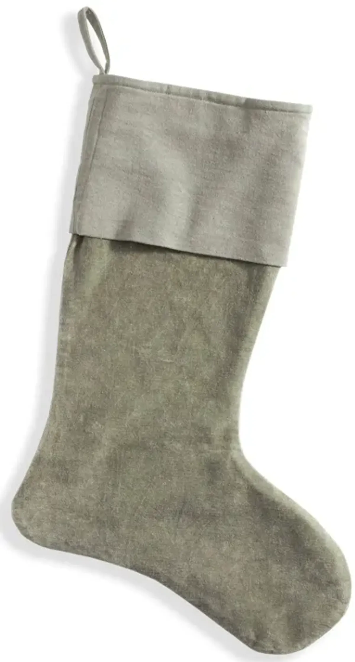 Stone Washed Velvet Stocking