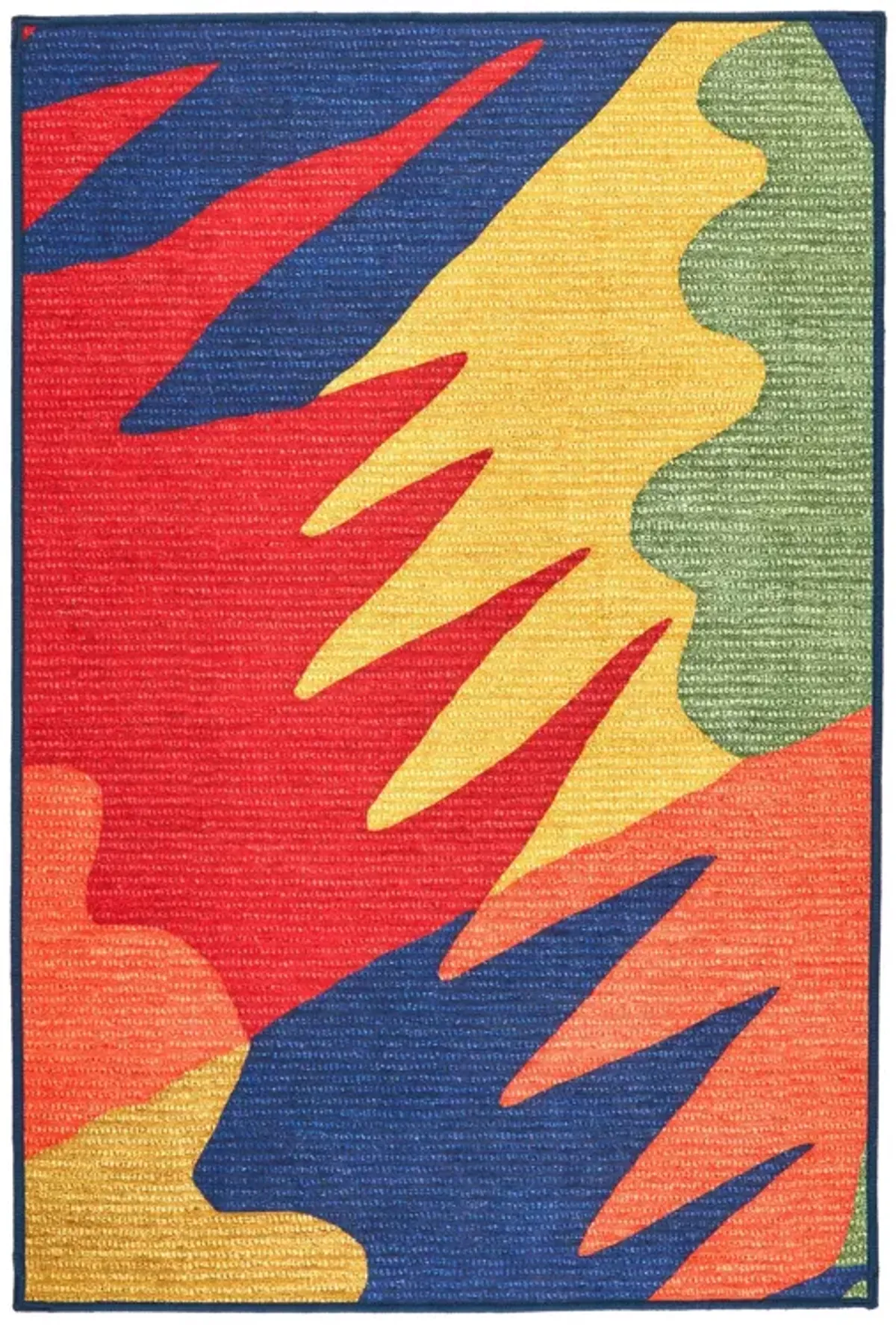 Graphic Machine Washable Rug