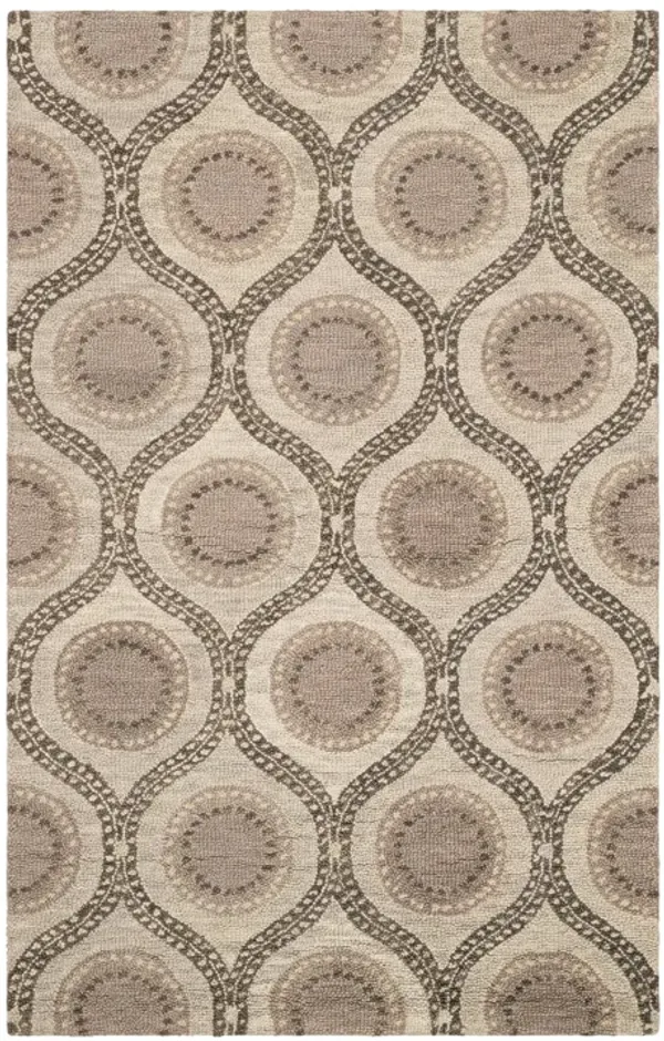 Medallion Hand Tufted Wool Rug