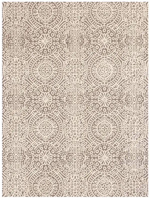 Temple Hand Micro Hooked Wool Rug