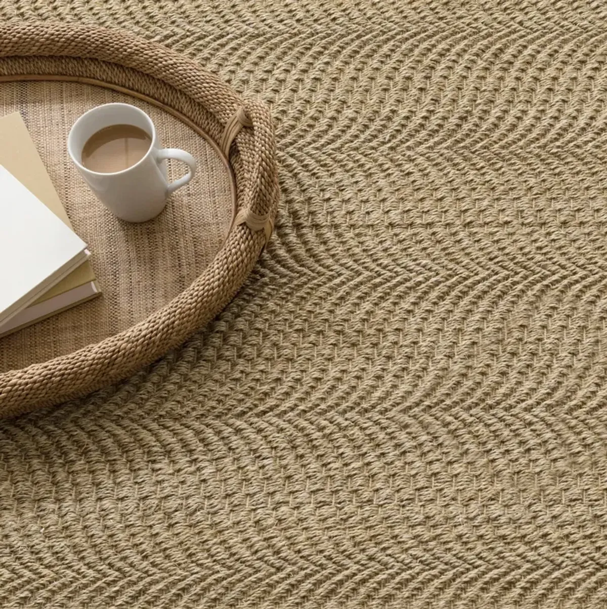 Wave Woven Sisal Rug