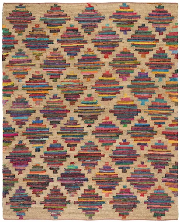 Mod Chindi Handwoven Jute Rug
