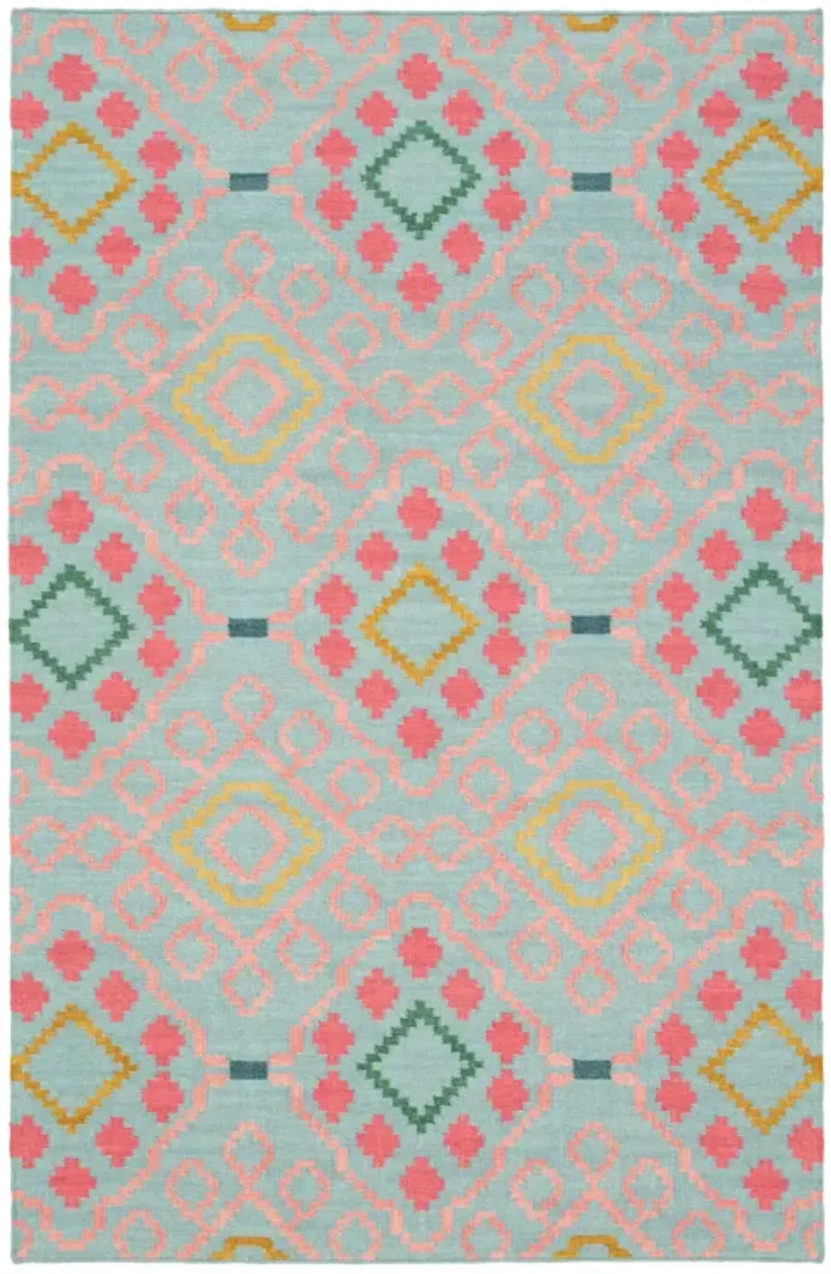 Jelly Roll Handwoven Wool Rug