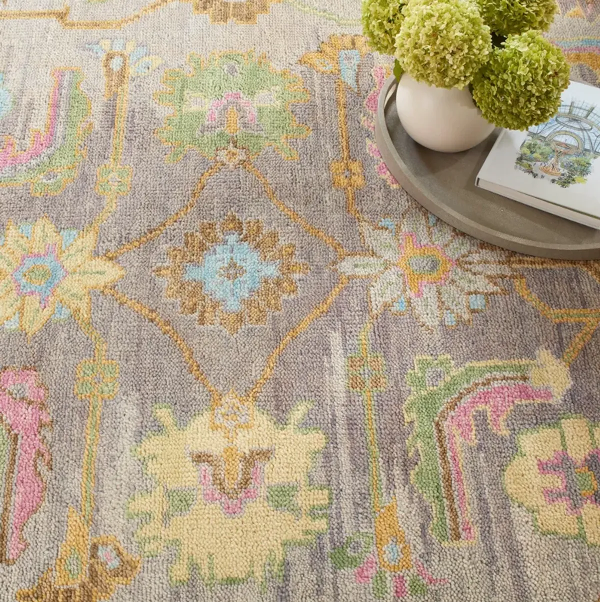 Iris Hand Knotted Wool Rug