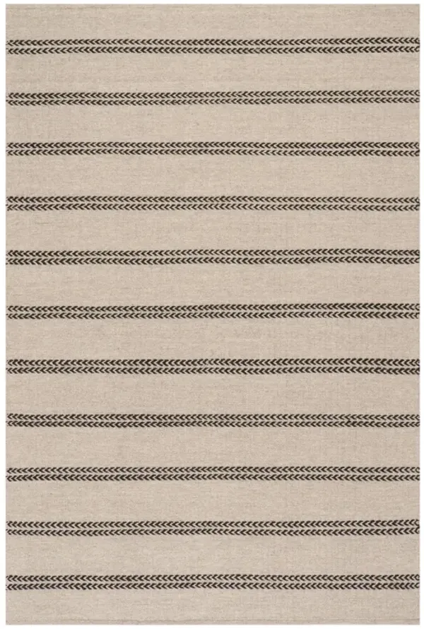 York Striped Wool Cozy Rug