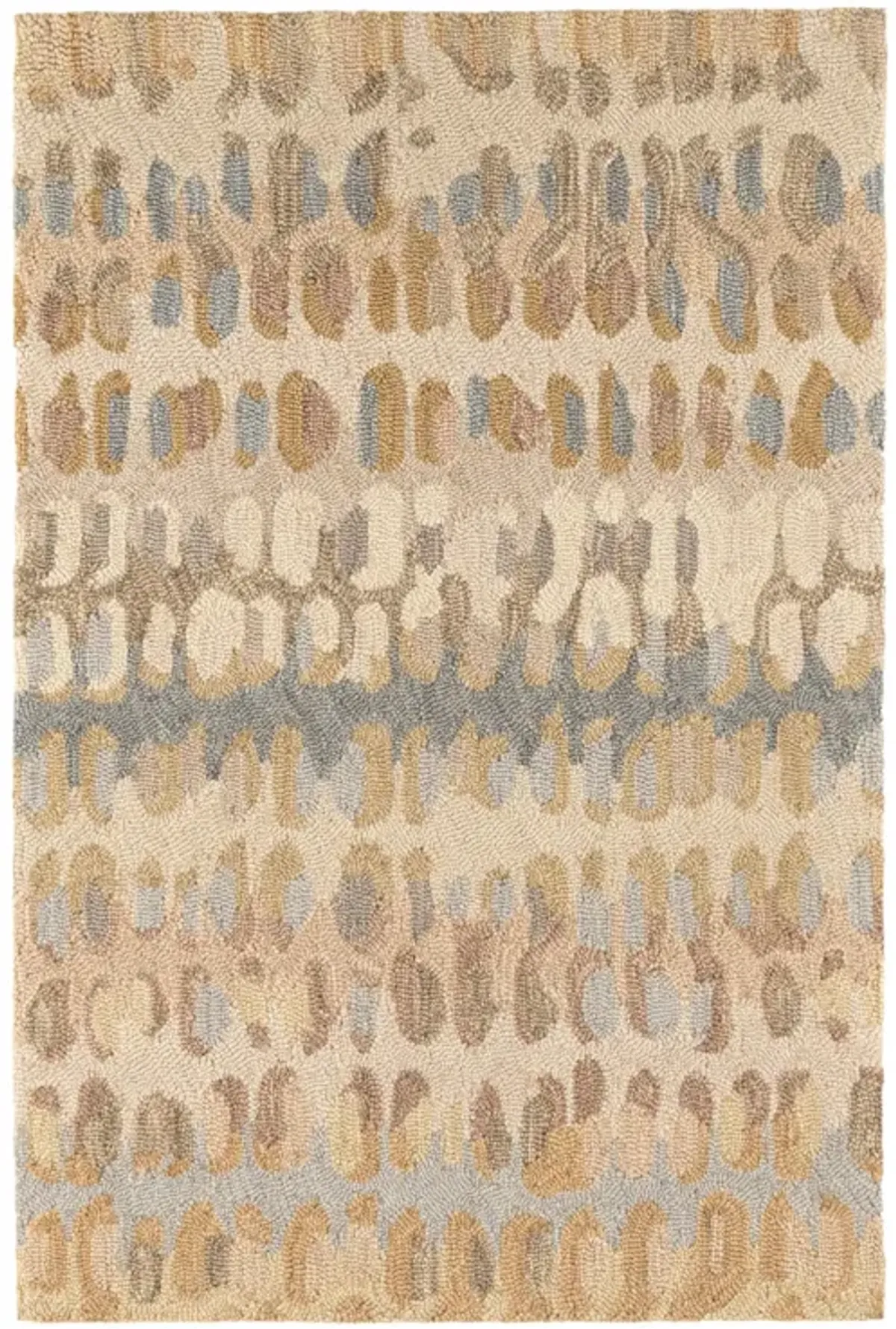 Paint Chip Hand Micro Hooked Wool Rug