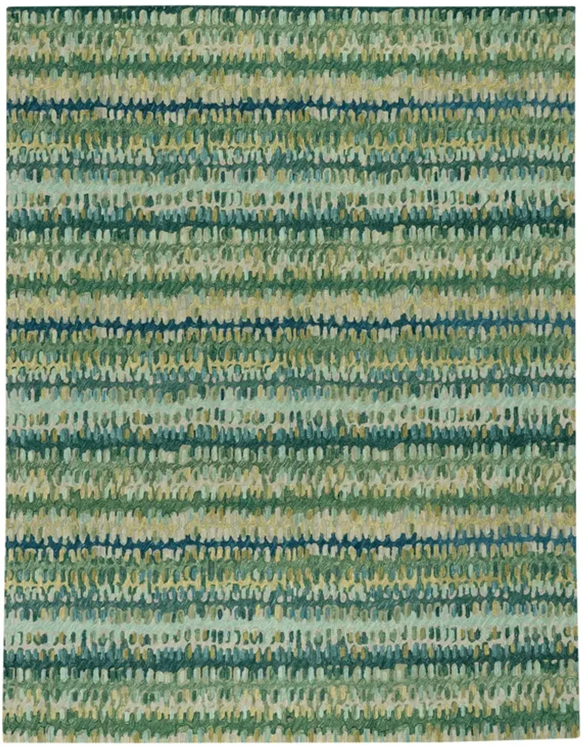 Paint Chip Hand Micro Hooked Wool Rug