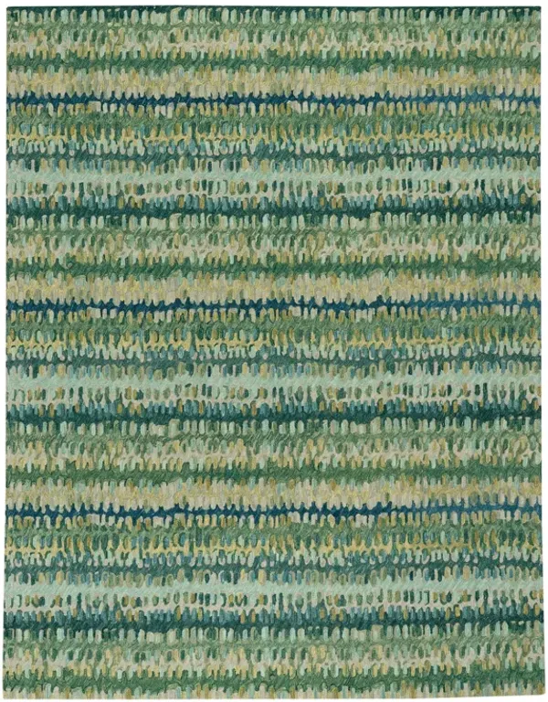 Paint Chip Hand Micro Hooked Wool Rug
