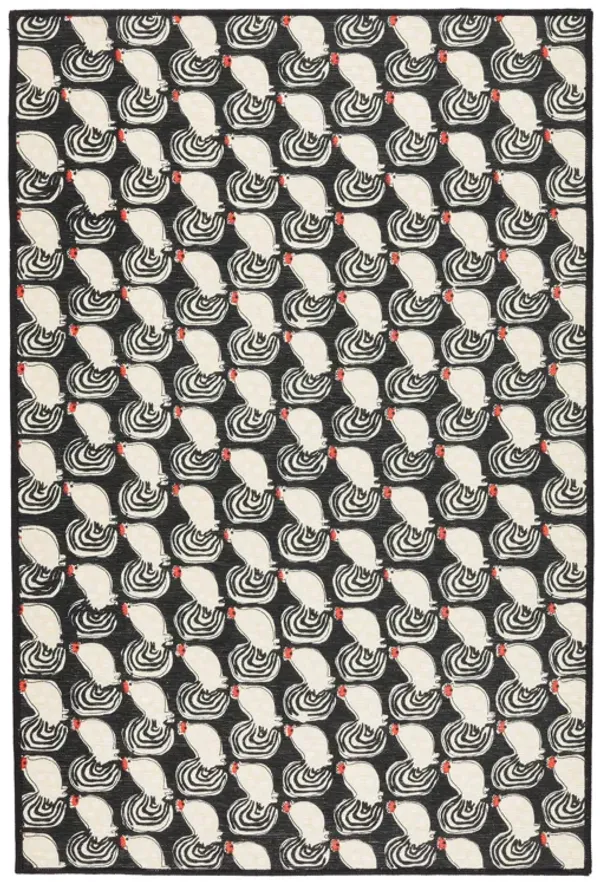 Cockadoodledoo Machine Washable Rug