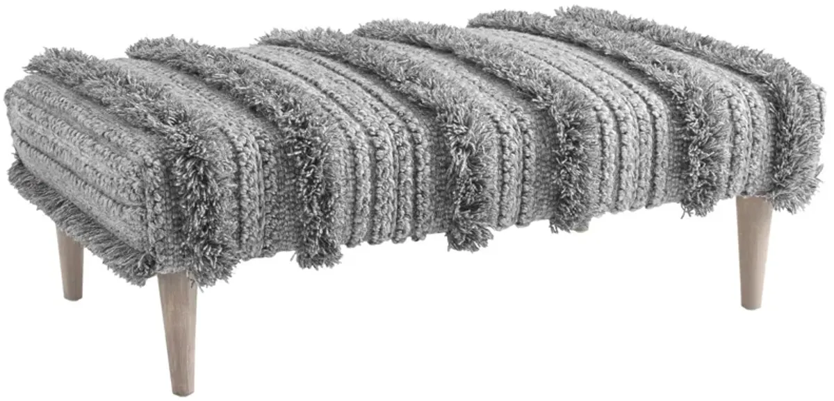 Zhara Stripe Rug Ottoman