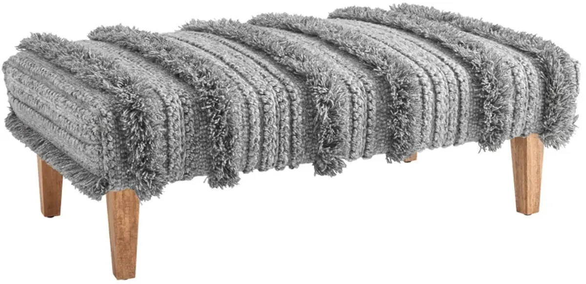 Zhara Stripe Rug Ottoman