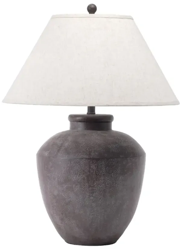 30-inch Vintage Resin Urn Table Lamp