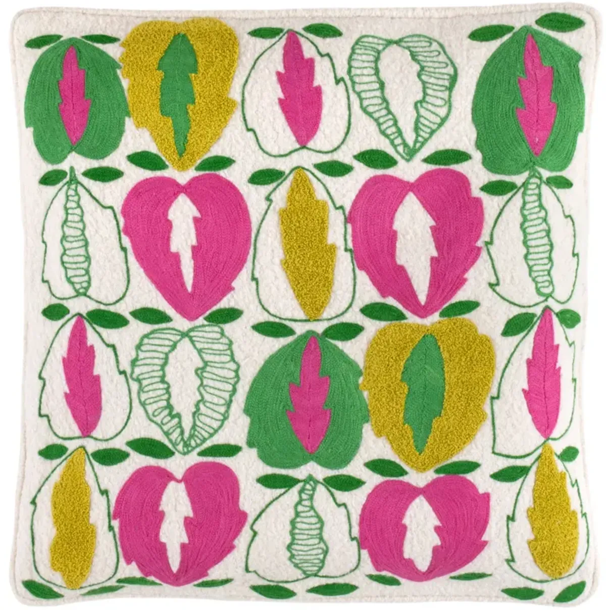 Oakley Embroidered Decorative Pillow Cover