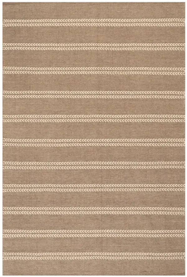 York Striped Wool Cozy Rug