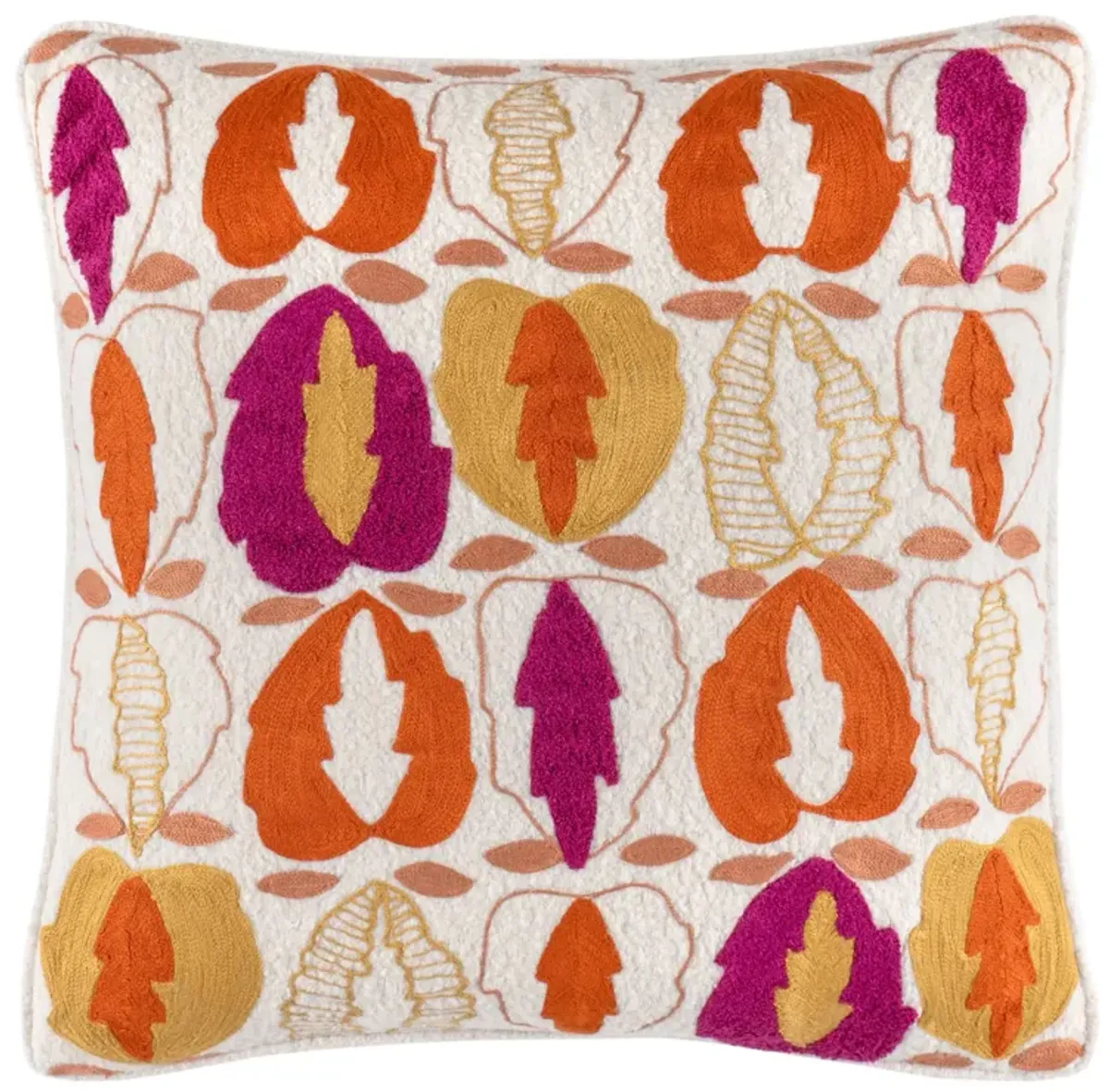 Oakley Embroidered Decorative Pillow Cover