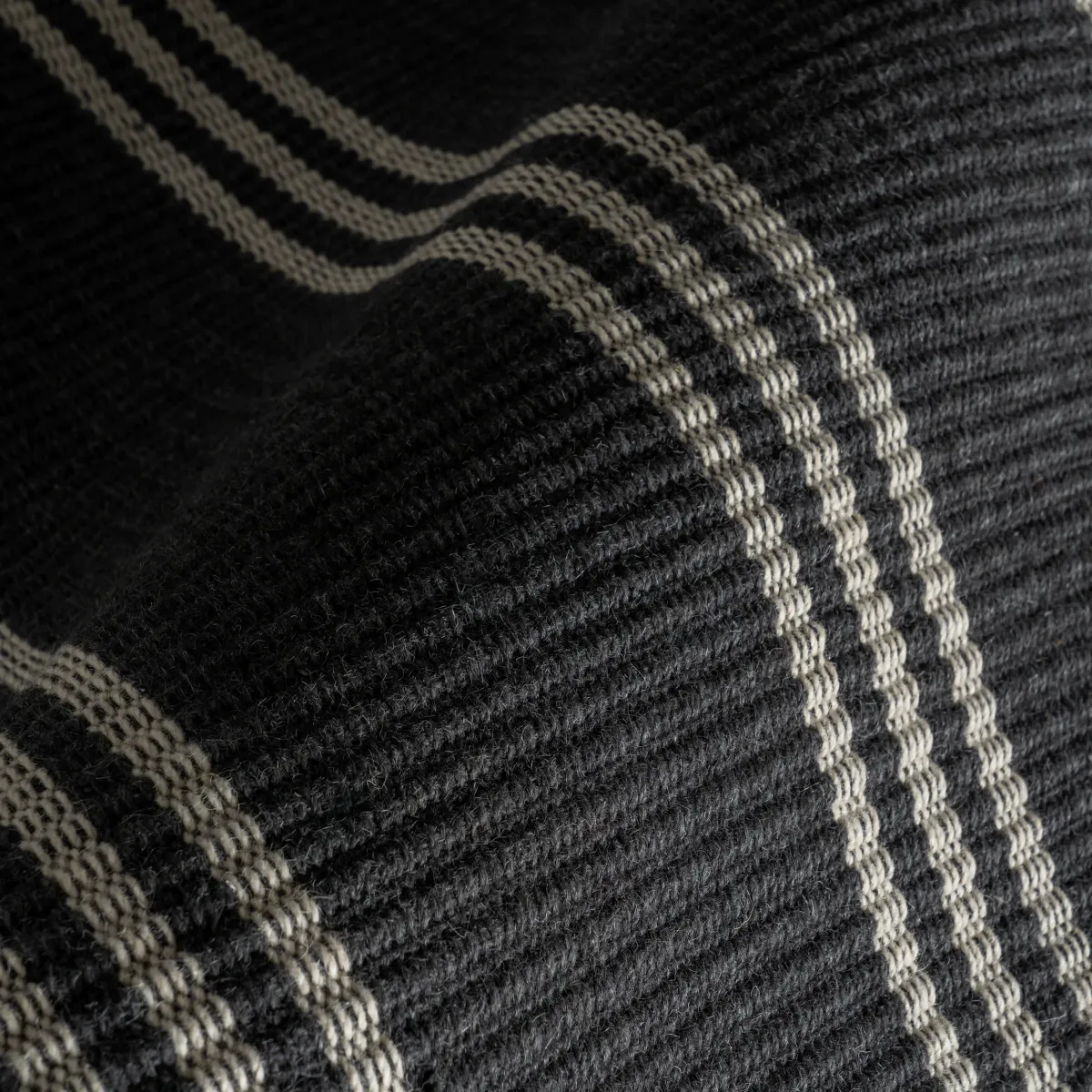 Cinder Stripe Wool Rug