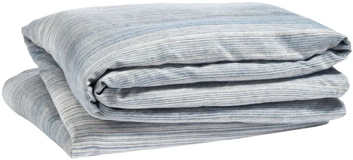 Sterling Stripe Linen Duvet Cover