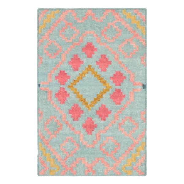 Jelly Roll Handwoven Wool Rug