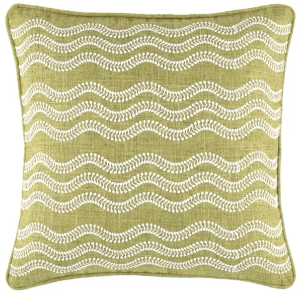 Scout Embroidered Indoor/Outdoor Decorative Pillow Cover