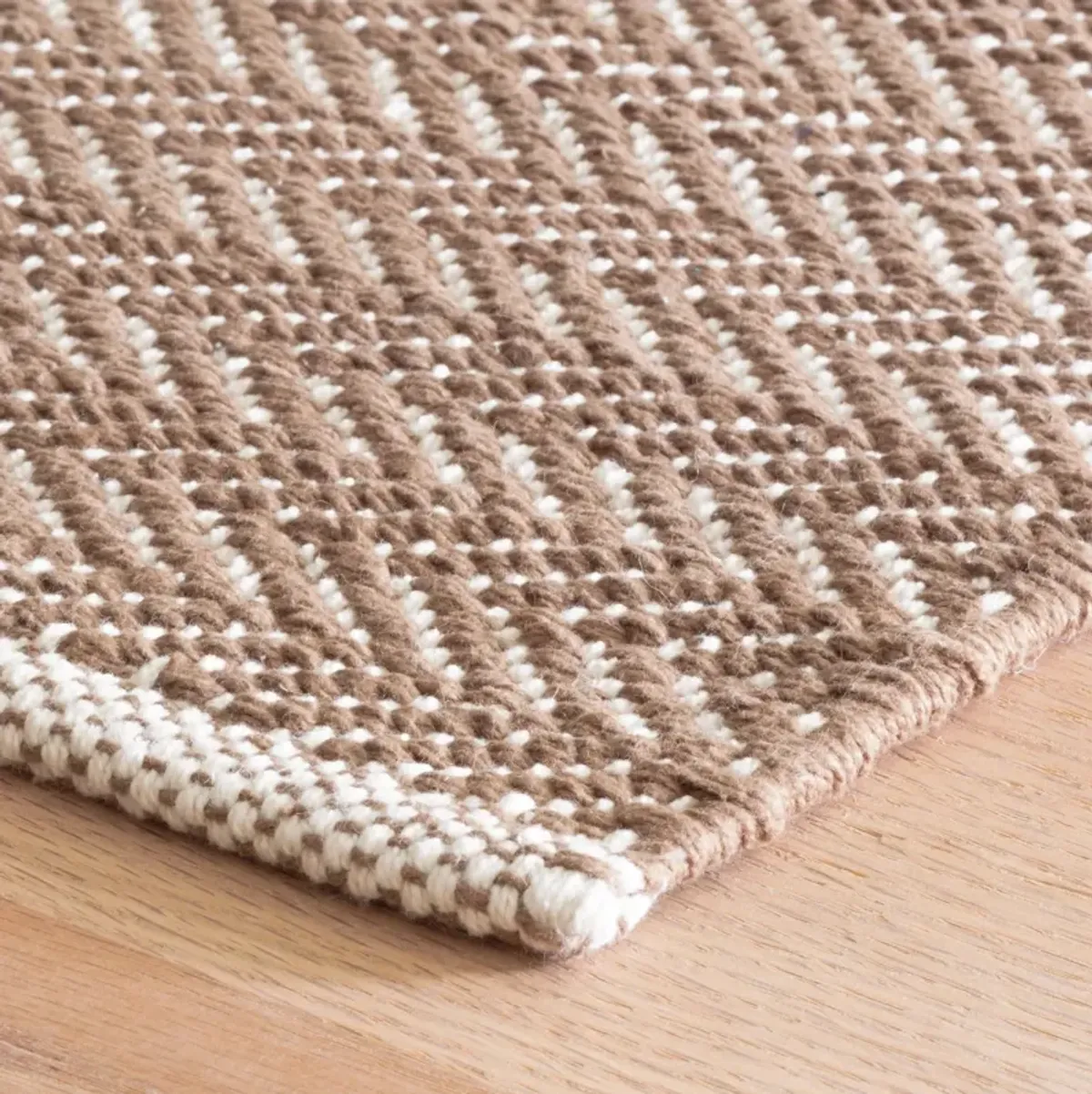 Herringbone Handwoven Cotton Rug