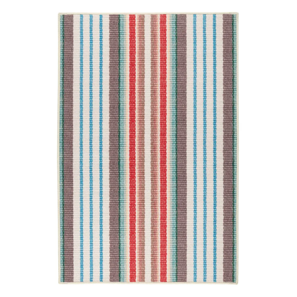 Ranch Stripe Machine Washable Rug